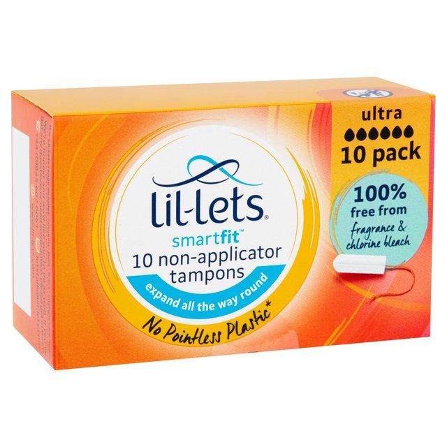 Lil-Lets Smartfit Non-Applicator Tampons Ultra 10 per pack