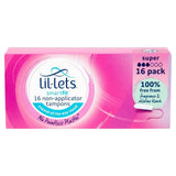 Lil-Lets Super Non-Applicator Tampons 16 per pack