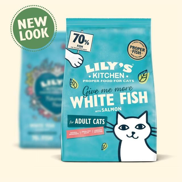 Lily's Kitchen Cat Fisherman's Feast White Fish with Salmon Dry Food 800g