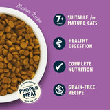 Lily's Kitchen Cat White Fish &Turkey Senior Recipe Dry Food 800g