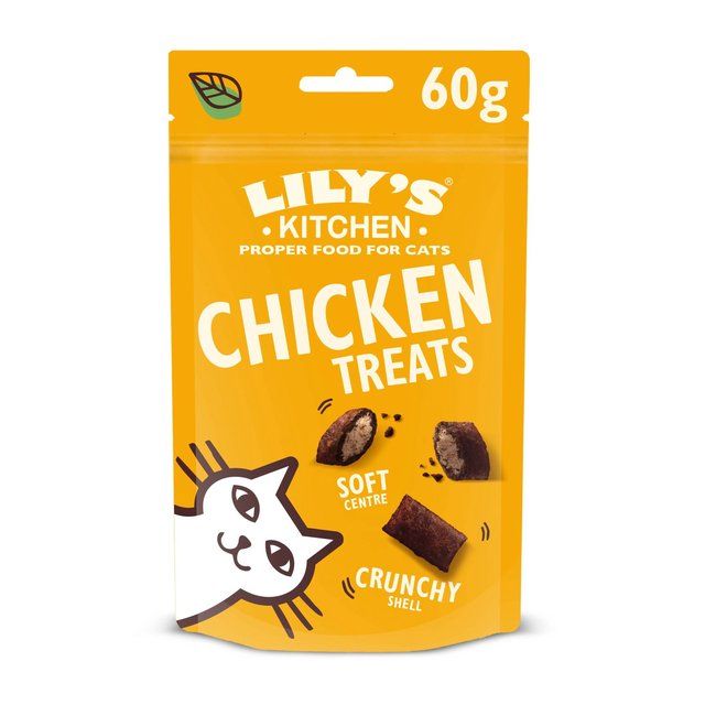 Lily's Kitchen Chicken Pillow Treats for Cats 60g