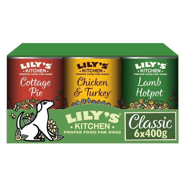 Lily's Kitchen Classic Recipes for Dogs Multipack 6 x 400g