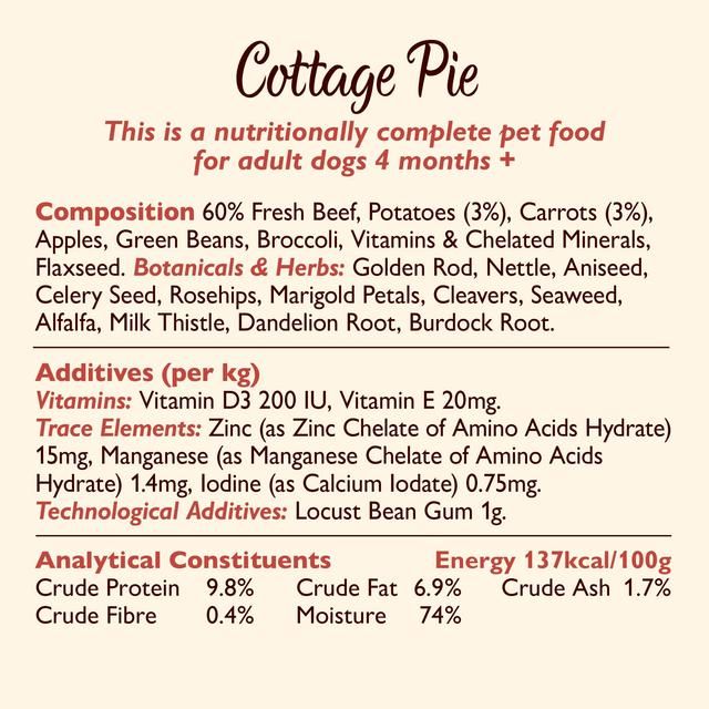 Lily's Kitchen Cottage Pie for Dogs 150g