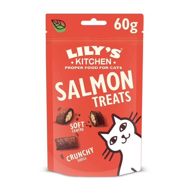 Lily's Kitchen Salmon Pillow Treats for Cats 60g