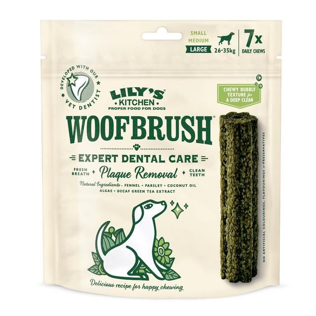 Lily's Kitchen Woofbrush Natural Daily Dental Chew Large Dog Multipack 329g