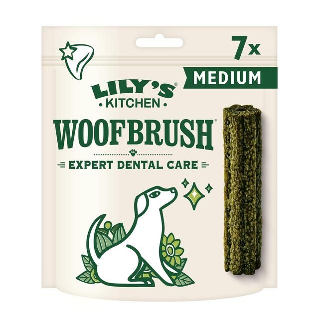Lily's Kitchen Woofbrush Natural Daily Dental Chew Medium Dog Multipack 196g