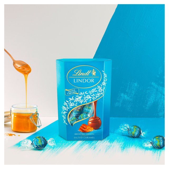 Lindt Lindor Milk Salted Caramel Chocolate Truffles 200g