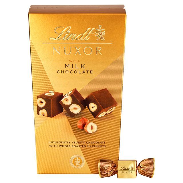 Lindt NUXOR Milk Gianduja Chocolate with Hazelnuts 165g