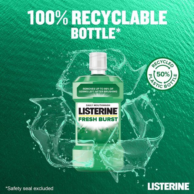 Listerine Antiseptic Fresh Burst Mouthwash 500ml