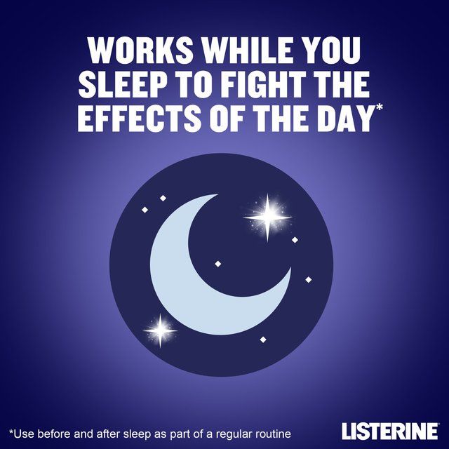 Listerine Nightly Reset Midnight Mint Mouthwash 400ml