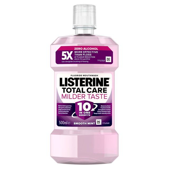 Listerine Total Care Zero MouthWash Smooth Mint 500ml