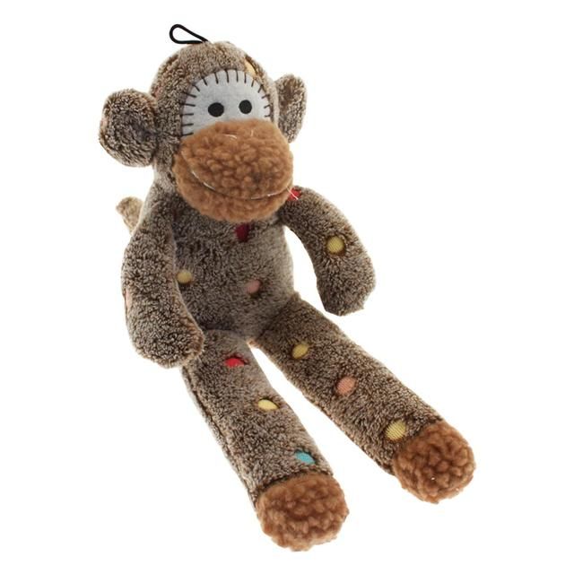 Little Rascals Sock Monkey Puppy Toy