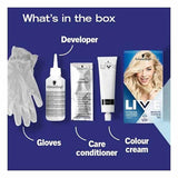 LIVE Intense Lightener Permanent Hair Dye Absolute Platinum