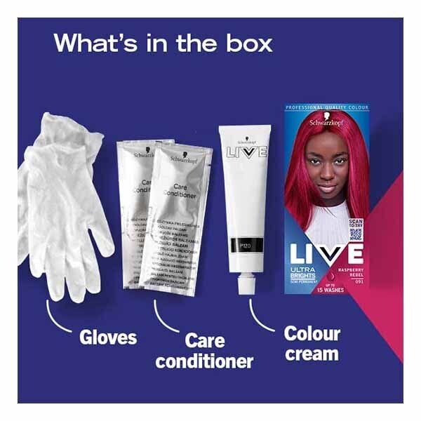 LIVE Ultra Brights 091 Raspberry Rebel Hair Dye