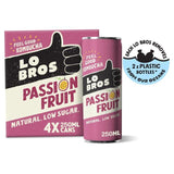 Lo Bros Kombucha Passionfruit Low Sugar Multipack 4 x 250ml