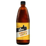 Lo Bros Low Sugar Ginger & Lemon Kombucha 750ml