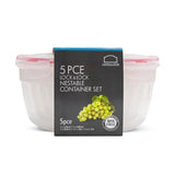 Lock & Lock Round Food Container Set 5 per pack