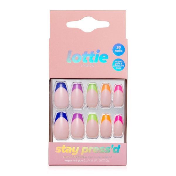 Lottie London Stay Press'D on Nails - Neon Vibes