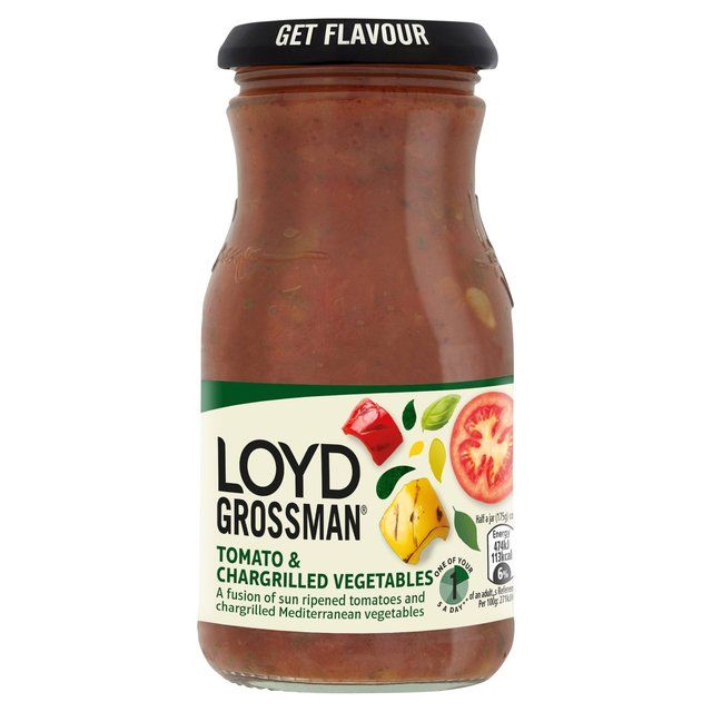 Loyd Grossman Tomato & Chargrilled Vegetable Sauce 350g