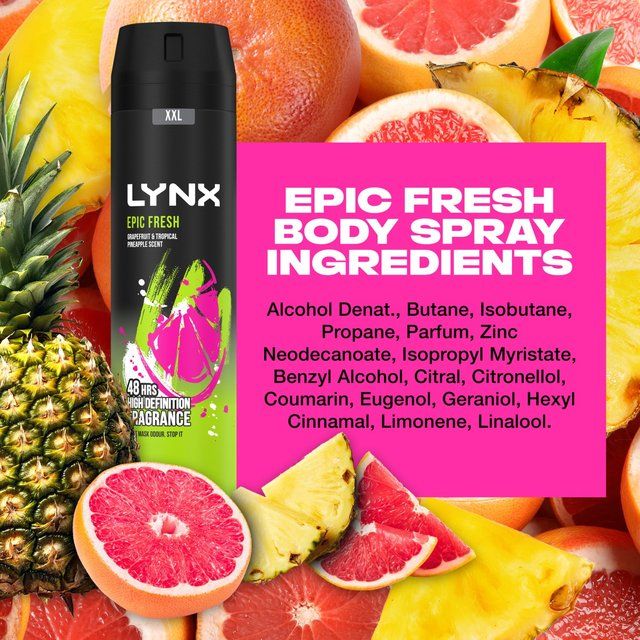 Lynx Epic Fresh Body Spray 250ml
