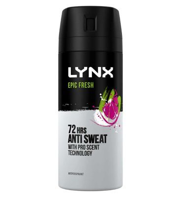 Lynx Epic Fresh Grapefruit & Tropical Pineapple Scent Antiperspirant Deodorant Spray 150ml