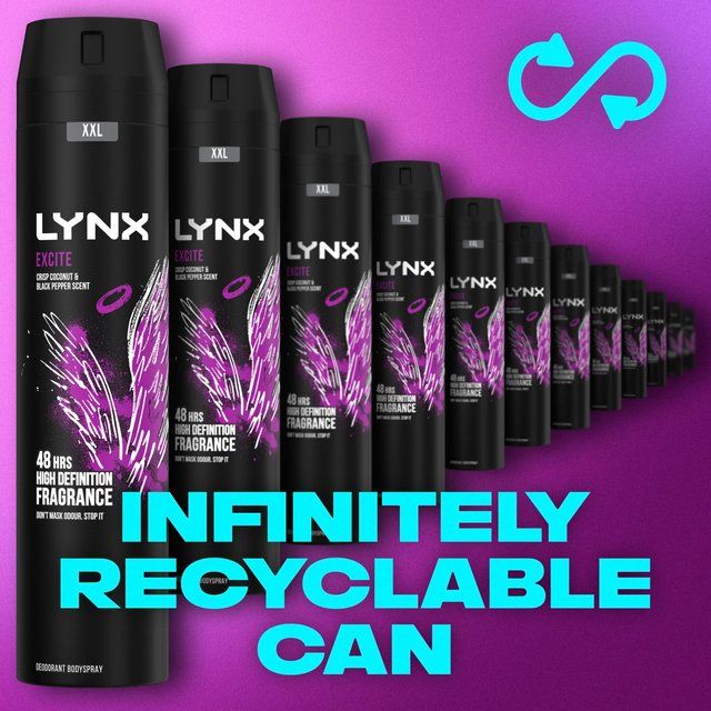 Lynx Excite Deodorant Bodyspray 250ml