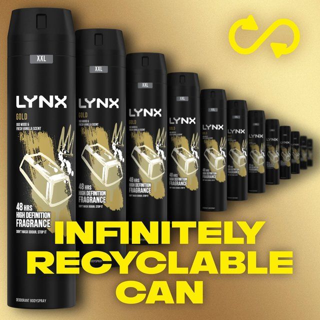 Lynx Gold Deodorant Bodyspray 250ml