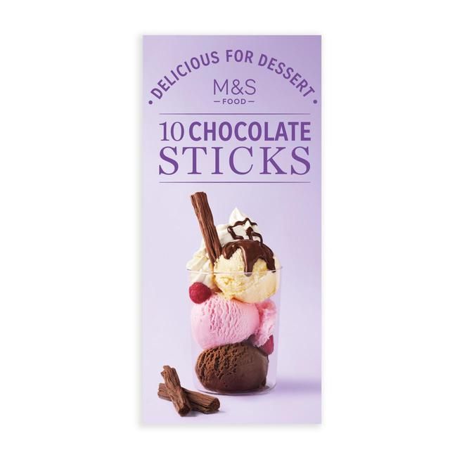 M&S 10 Chocolate Sticks 75g