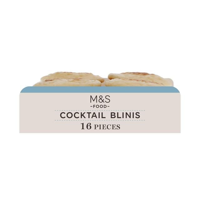 M&S 16 Cocktail Blinis 112g