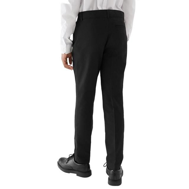 M&S 2pk Black Skinny Leg School Trousers 4-13 Years