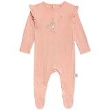 M&S 2pk Peter Rabbit Sleepsuits 0-3 Months Pink