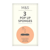M&S 3 Pop Up Sponges 3 per pack
