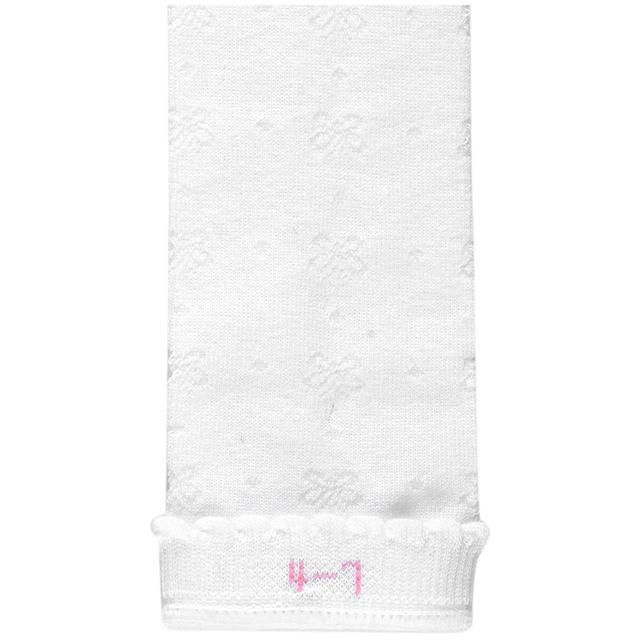 M&S 5pk Butterfly Knee High School Socks White