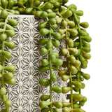 M&S Artificial String of Pearls in Ceramic Pot 16X38.1cm