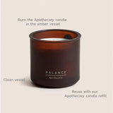 M&S Balance Refillable Candle one size Amber