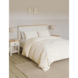 M&S Bee Stripe Bedset Single- King Ochre