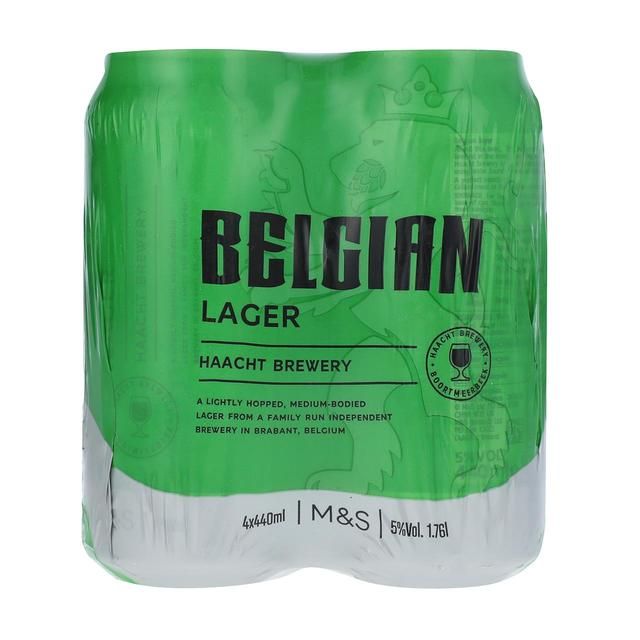 M&S Belgian Lager 4 x 440ml