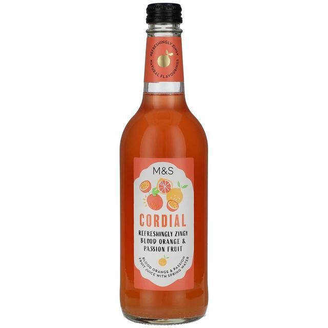 M&S Blood Orange & Passionfruit Cordial 500ml
