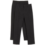 M&S Boys 2Pk Slim Leg School Trousers 4-5 Y 2 per pack