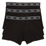 M&S Boys Cotton with Lycra Trunks 6-16 Years Black