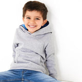 M&S Boys Pullover Hoodie Grey 2-3 Years