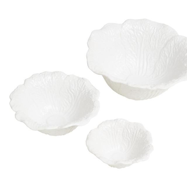M&S Collection Cabbage Nibble Bowl White