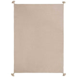 M&S Collection Knitted Tassel Throw One Size Neutral