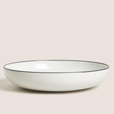 M&S Collection Tribeca Rimmed Pasta Bowls Black Mix 4 per pack