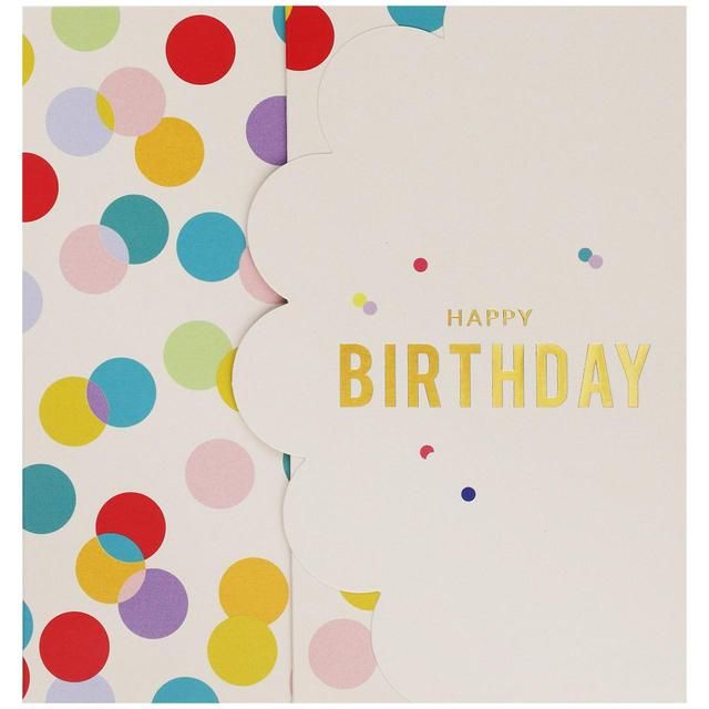 M&S Confetti Birthday Card
