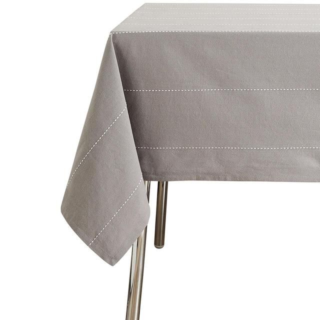 M&S Core Stripe Grey tablecloth 1SIZE Grey