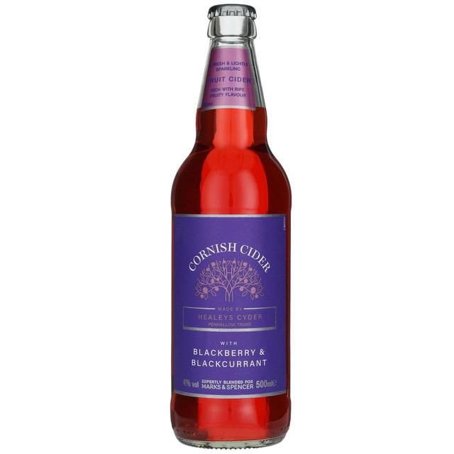 M&S Cornish Blackberry & Blackcurrant Cider 500ml