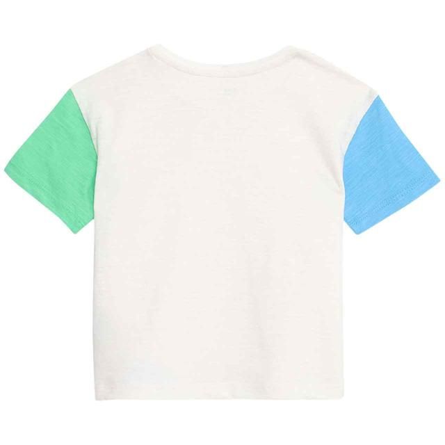 M&S Cotton Beach T-Shirts 0-3 Years Blue
