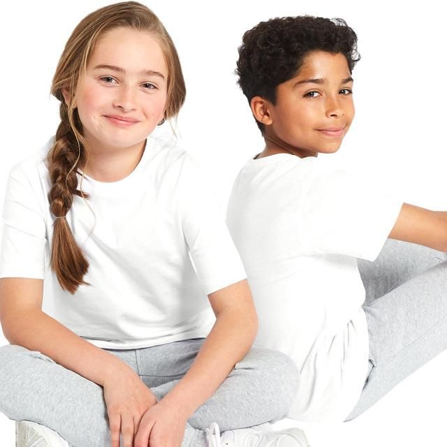M&S Cotton T-Shirts 2 Pack 4-14 Years White