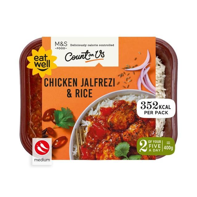M&S Count On Us Chicken Jalfrezi with Rice 400g